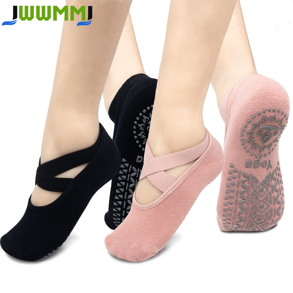 Pilates Yoga Workout - 1Pair Yoga Socks for Women Non-Slip