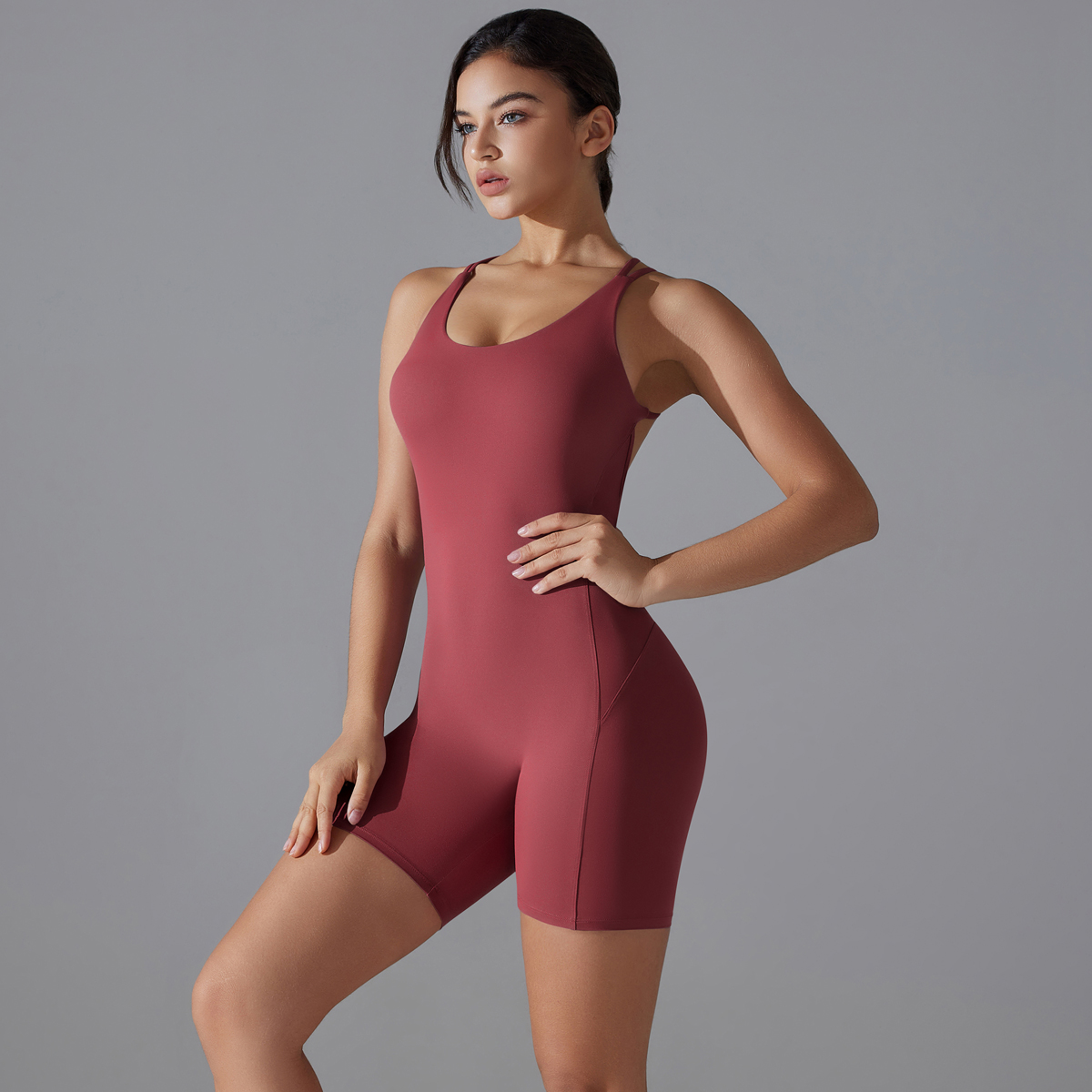 Yoga Set Sexy Backless Sporty  - Pilates Yoga Fitness 评论和价格