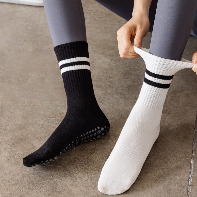 Women Non Slip Yoga Socks, Gri - Pilates Yoga Fitness 评论和价格