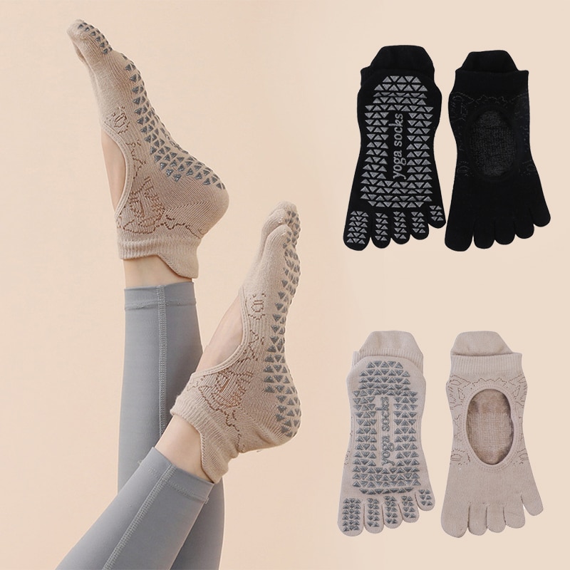 Women Yoga Toe Socks High Qual - Pilates Yoga Fitness 评论和价格