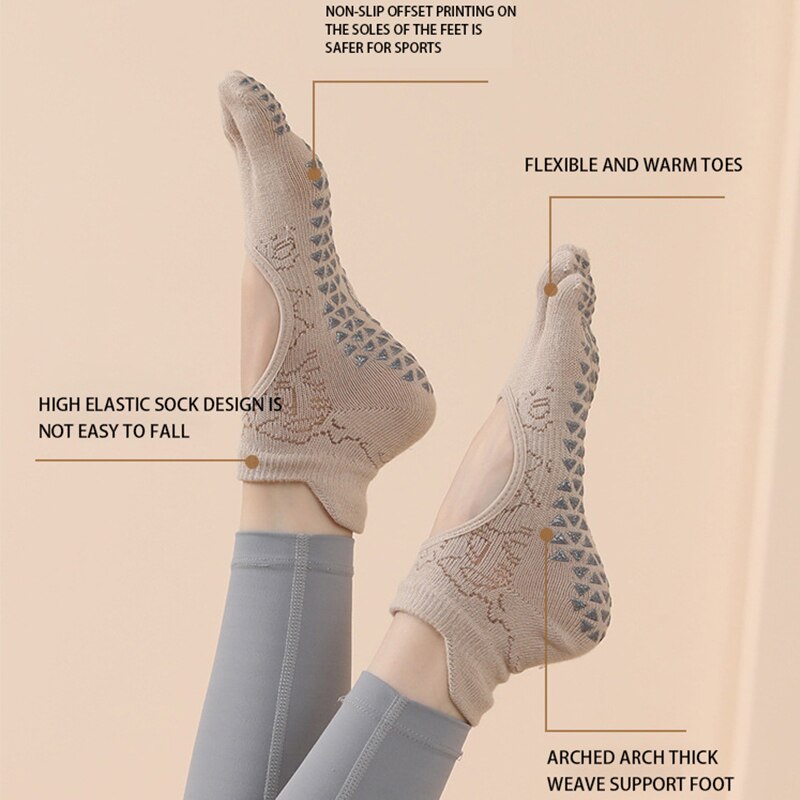 Women Yoga Toe Socks High Qual - Pilates Yoga Fitness 评论和价格