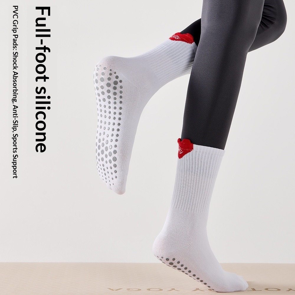 Women's Mid-Calf Sport Socks P - Pilates Yoga Fitness 评论和价格