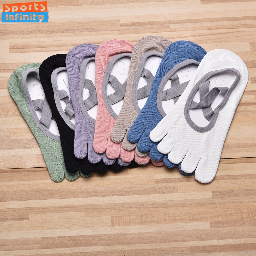 Women's Strap Five Finger Anti - Pilates Yoga Fitness 评论和价格