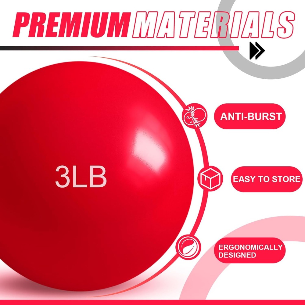 1lb-5lb Weighted Toning Balls  - Pilates Toning Ball 评论和价格