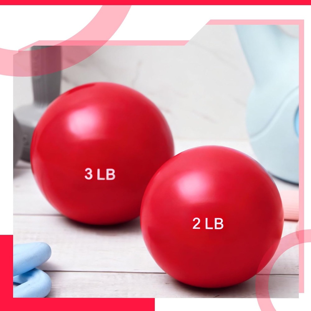 1lb-5lb Weighted Toning Balls  - Pilates Toning Ball 评论和价格