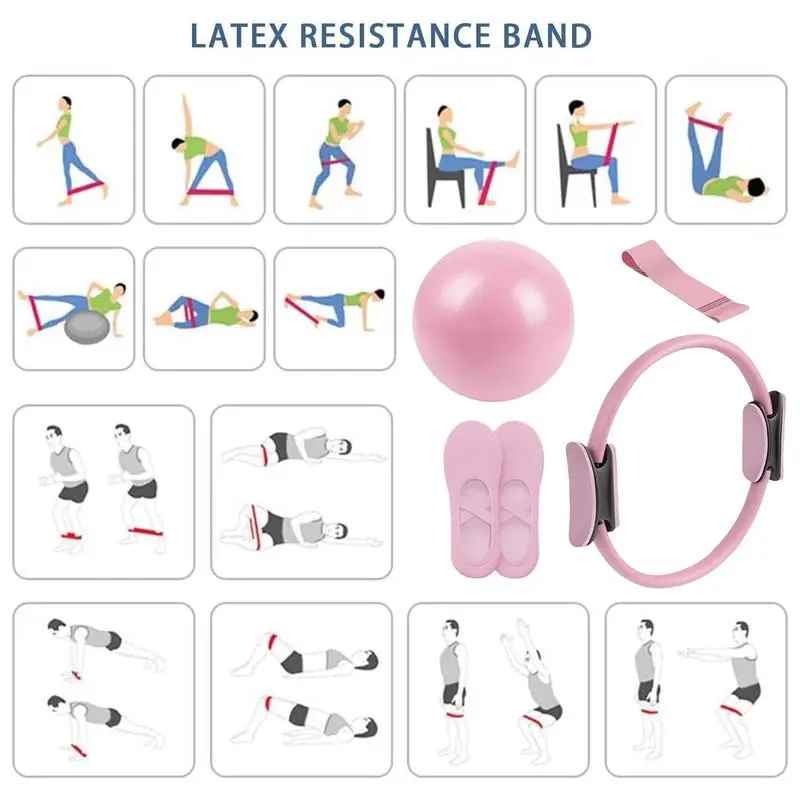 Pilates Ring and Ball Set Toni - Pilates Toning Ball 评论和价格
