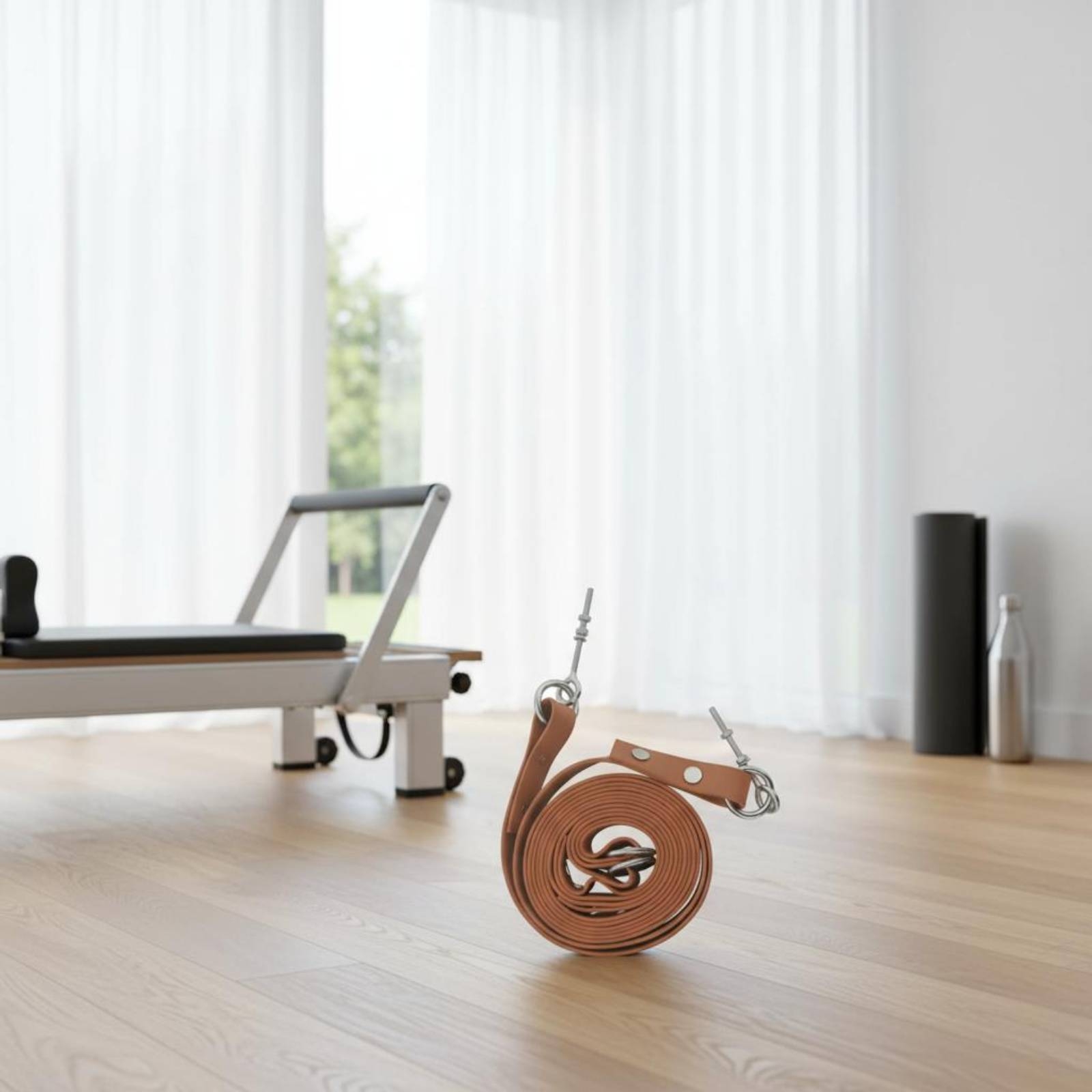 Reformer Double Loop Strap Adj - Pilates & Yoga Unleashed International Academy Yonkers 评论和价格