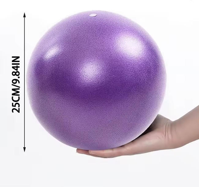25cm Yoga Ball Exercise Gymnas - Pilates Toning Ball 评论和价格